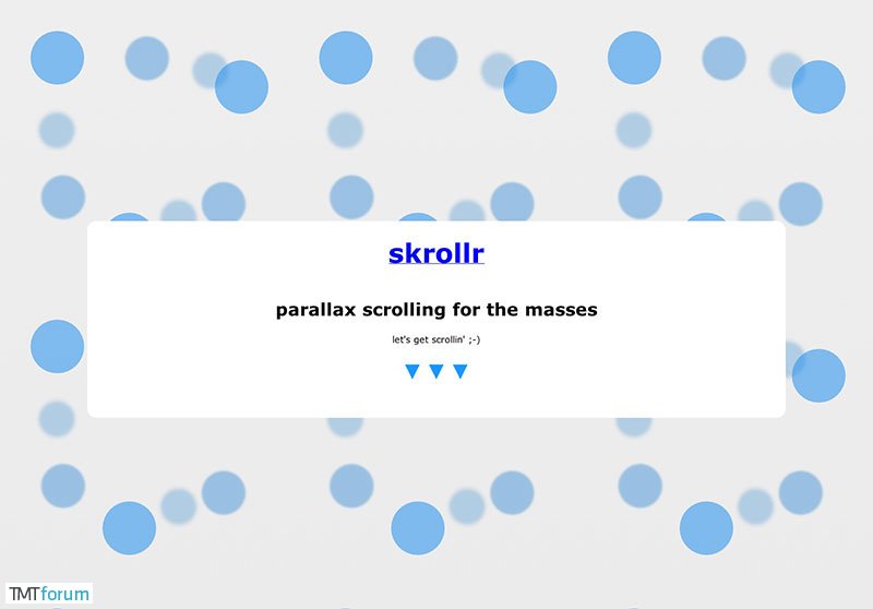 skrollr - parallax scrolling for the masses