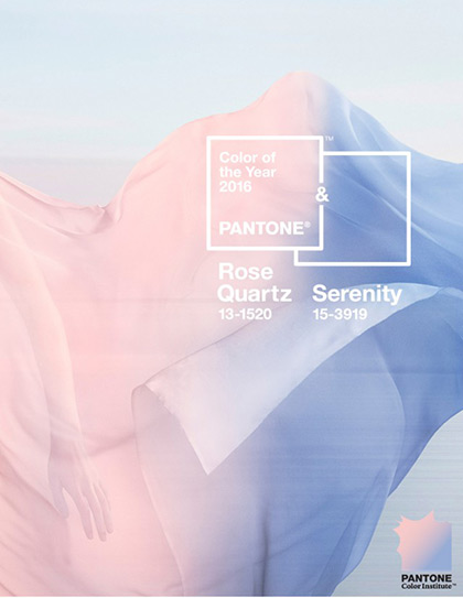 权威色彩机构Pantone 2016年度主题色彩